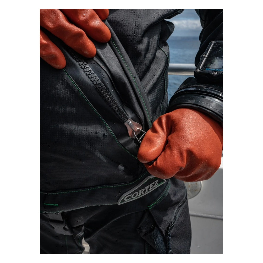 DUI Cortex Men’s Front-Entry Scuba Diving Drysuit – Black Best Deal