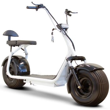 eWheels EW-08 Fat Tire Electric Scooter – White Best Discount