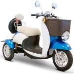 eWheels EW-11 Sport Electric 3-Wheel Scooter – Blue/White Best Discount