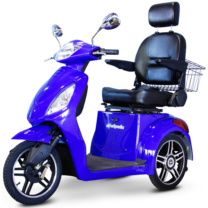eWheels EW-36 Electric 3-Wheel Mobility Scooter – Blue Best Discount