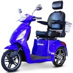 eWheels EW-36 Elite Electric 3-Wheel Mobility Scooter – Blue Best Discount