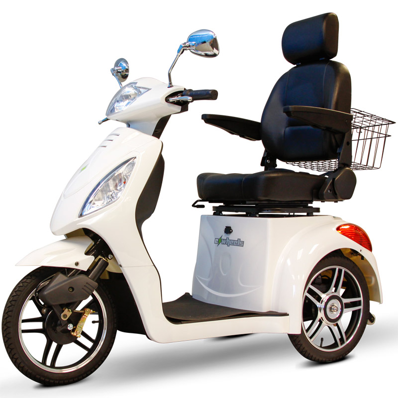 eWheels EW-36 Elite Electric 3-Wheel Mobility Scooter – White Best Discount