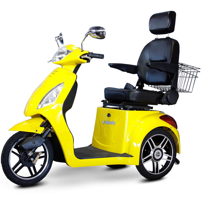eWheels EW-36 Elite Electric 3-Wheel Mobility Scooter – Yellow Best Discount
