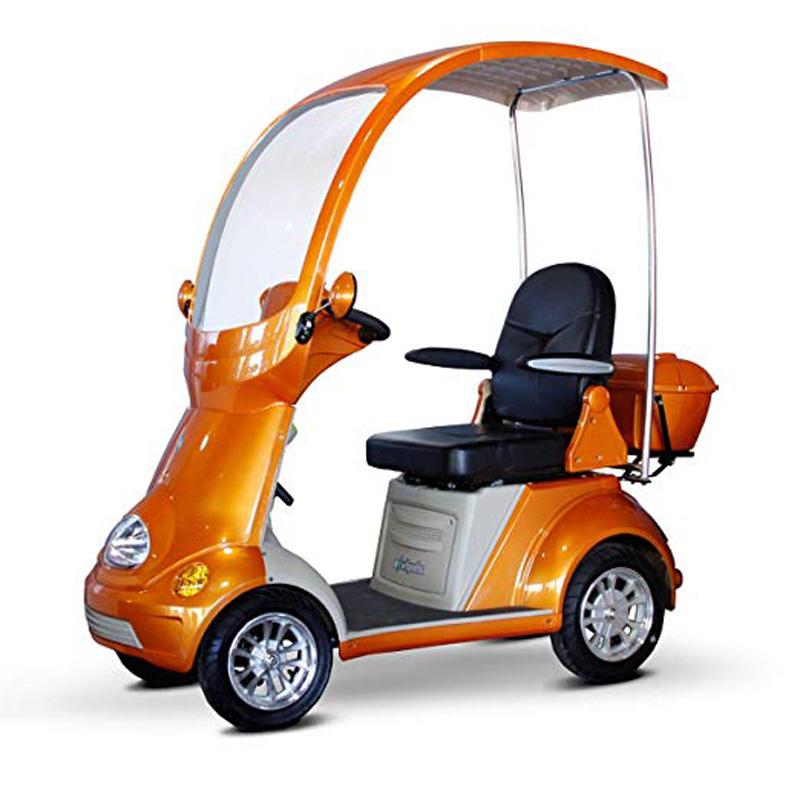 eWheels EW-54 Covered 4 Wheel Electric Scooter – Orange Best Discount