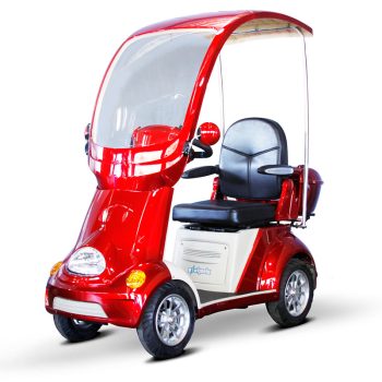 eWheels EW-54 Covered 4 Wheel Electric Scooter – Red Best Discount