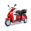 eWheels EW-66 Heavy Duty 3 Wheel Electric Mobility Scooter – 2 Passenger – Red Best Discount
