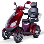 eWheels EW-72 Electric 4-Wheel Mobility Scooter – Red Best Discount