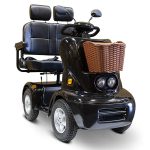 eWheels EW-88 Electric Four Wheel Dual Seat Mobility Scooter – Black Best Discount