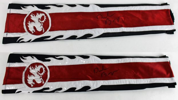 Daniel Bryan Authentic Signed Match Worn Leg Sleeves Autographed BAS Sale Coupon