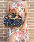 Gaby’s Bags Louis Vuitton Monogram Multicolor Trouville Hand Bag Black M92662 LV F8806 Coupon Sale