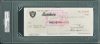 Al Davis Signed 3.5X8.5 1977 Raiders Check Auto Graded Gem Mint 10! PSA Slabbed Sale Coupon