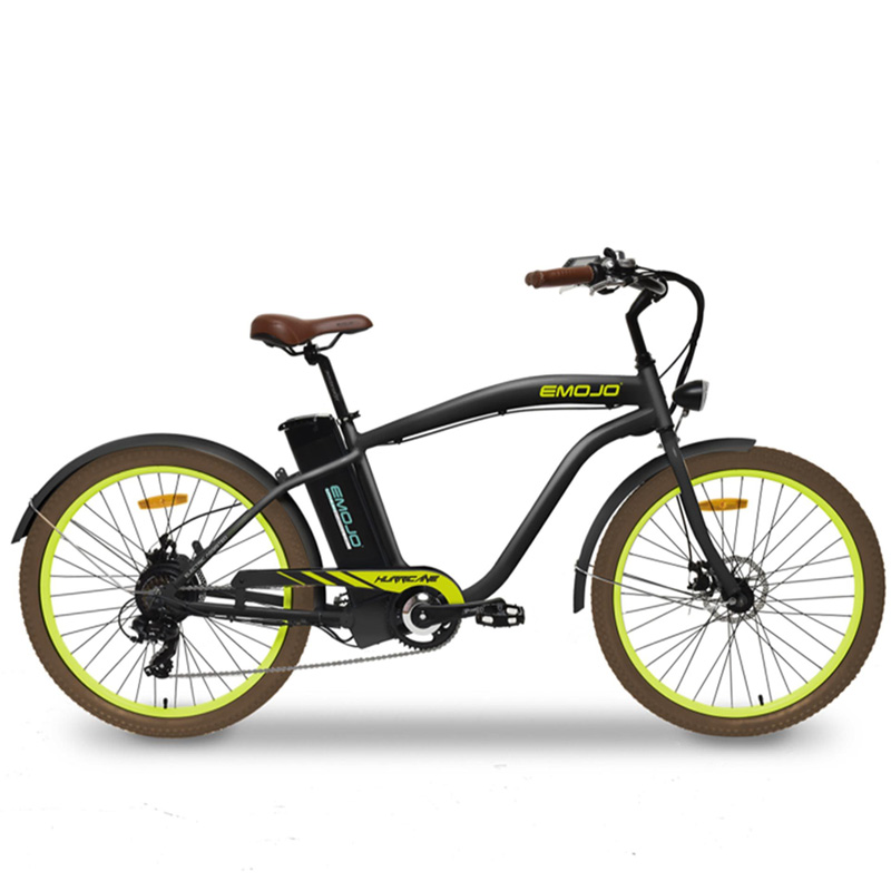 Emojo Hurricane Electric Cruiser Bike – Black Best Discount