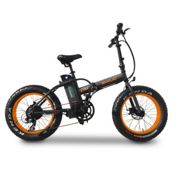 Emojo Lynx Folding Electric Bicycle – Black/Orange Best Discount