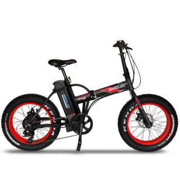 Emojo Lynx Pro Folding Electric Bicycle 48V 500W – Black/Red Best Discount