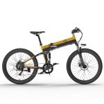 BEZIOR X500Pro 26 inch Folding Electric Bike 104Ah 500W  Black Yellow Sale Coupon