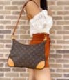 Gaby’s Bags Louis Vuitton Boulogne 30 M51265 Monogram Canvas Shoulder Bag Brown Coupon Sale