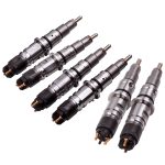 MAXPEEDINGRODS Set Of 6 Diesel Fuel Injector compatible for Dodge Ram 2500and3500 6.7L 07-12 0986435518 Sale Coupon