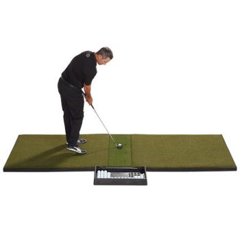 Fiberbuilt Studio Golf Hitting Mat – Center Hitting 4’x9′ Best Discount
