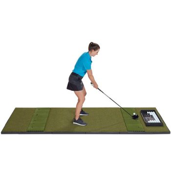 Fiberbuilt Studio Golf Hitting Mat – Center Stance 4’x10′ Best Discount