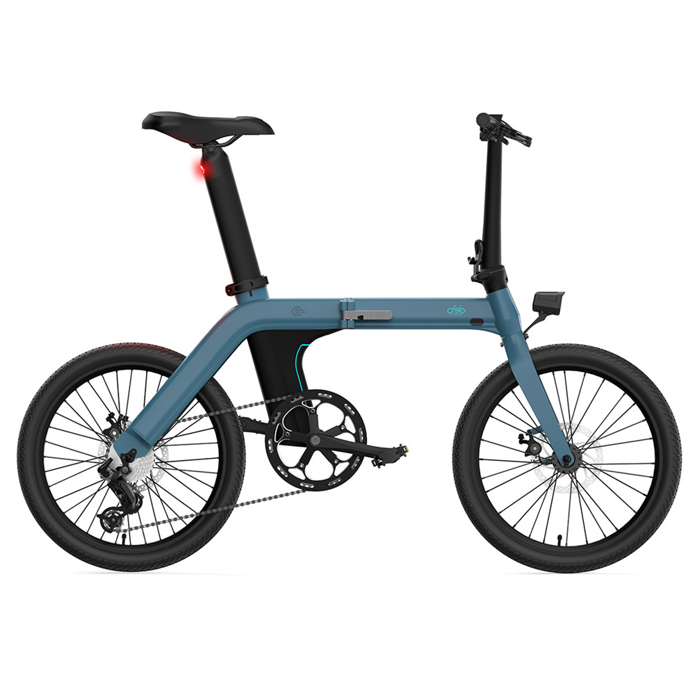 FIIDO D11 Folding Electric Moped Bicycle 20 250W Motor Blue Sale Coupon