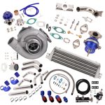 MAXPEEDINGRODS T3 T4 T04E Universal Turbo Stage III+Wastegate+Turbo Intercooler+piping 10PC Kit Sale Coupon