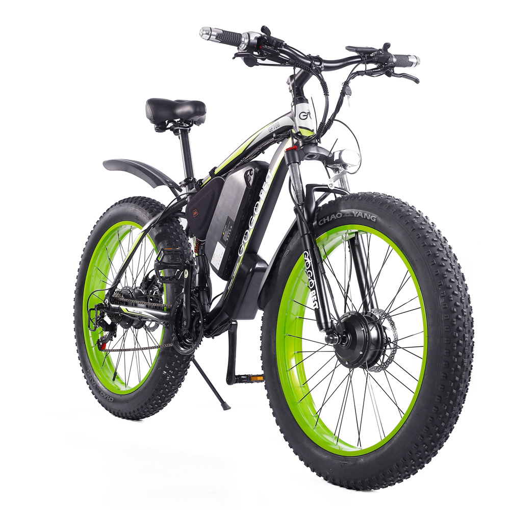 GOGOBEST GF700 2640 Fat Tire Electric Mountain Bike Black Green Sale Coupon