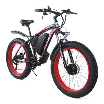 GOGOBEST GF700 2640 Fat Tire Electric Mountain Bike Black Red Sale Coupon