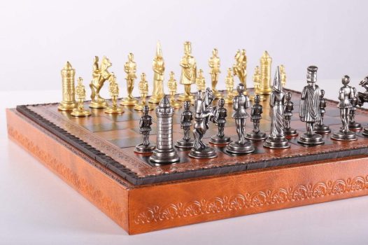 Gothic Chess Set with Leatherette Storage Board on Sale Coupon From The Real Masters Of Chess