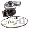 MAXPEEDINGRODS GT45 Turbocharger T4 V-BAND 1.05 A/R 78Trim 600+HP Boost + Oil Feed Line Kits Sale Coupon