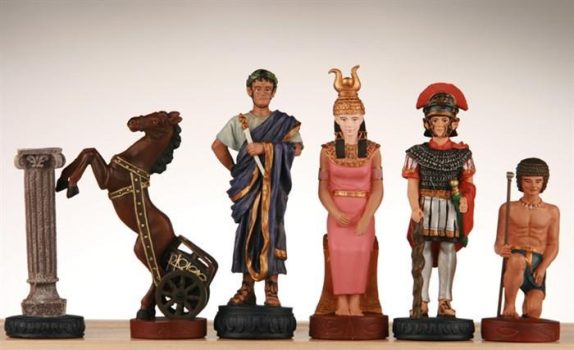 Heavy Pewter Egyptian Pieces with 4″ King on Sale Coupon From The Real Masters Of Chess