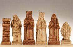 House of Hauteville Chessmen – Antique White and Brown Marble Resin on Sale Coupon From The Real Masters Of Chess