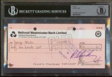 Ringo Starr The Beatles Signed 3.5×8 1973 Apple Publishing Ltd Check BAS Slabbed Sale Coupon