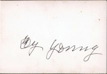 Cy Young Authentic Double Signed Black & White Vintage 3.5×5 Photo JSA #BB30597 Sale Coupon