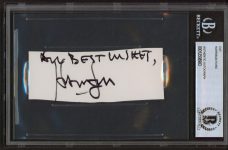 Harrison Ford Star Wars “All Best Wishes” Signed 1.5×4.25 Cut Signature BAS Slab Sale Coupon