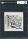Donald J. Trump Authentic Signed 6×5.75 Political Cartoon Autographed BAS Slab Sale Coupon