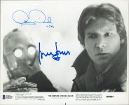 Harrison Ford & Anthony Daniels Star Wars Signed 8×10 B&W Photo BAS #A80550 Sale Coupon