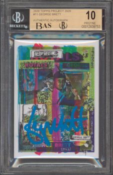 Royals George Brett Signed 2020 Topps Project 2020 #11 Card Pristine 10 BAS Slab Sale Coupon