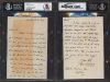 Grover Cleveland Signed 4.5×6.75 1899 Handwritten Letter Auto 9! BAS Slabbed Sale Coupon