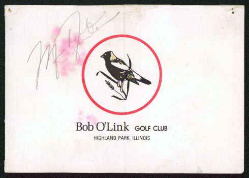 Michael Jordan Authentic Signed Bob O’Link Golf Club Score Card JSA #BB39952 Sale Coupon