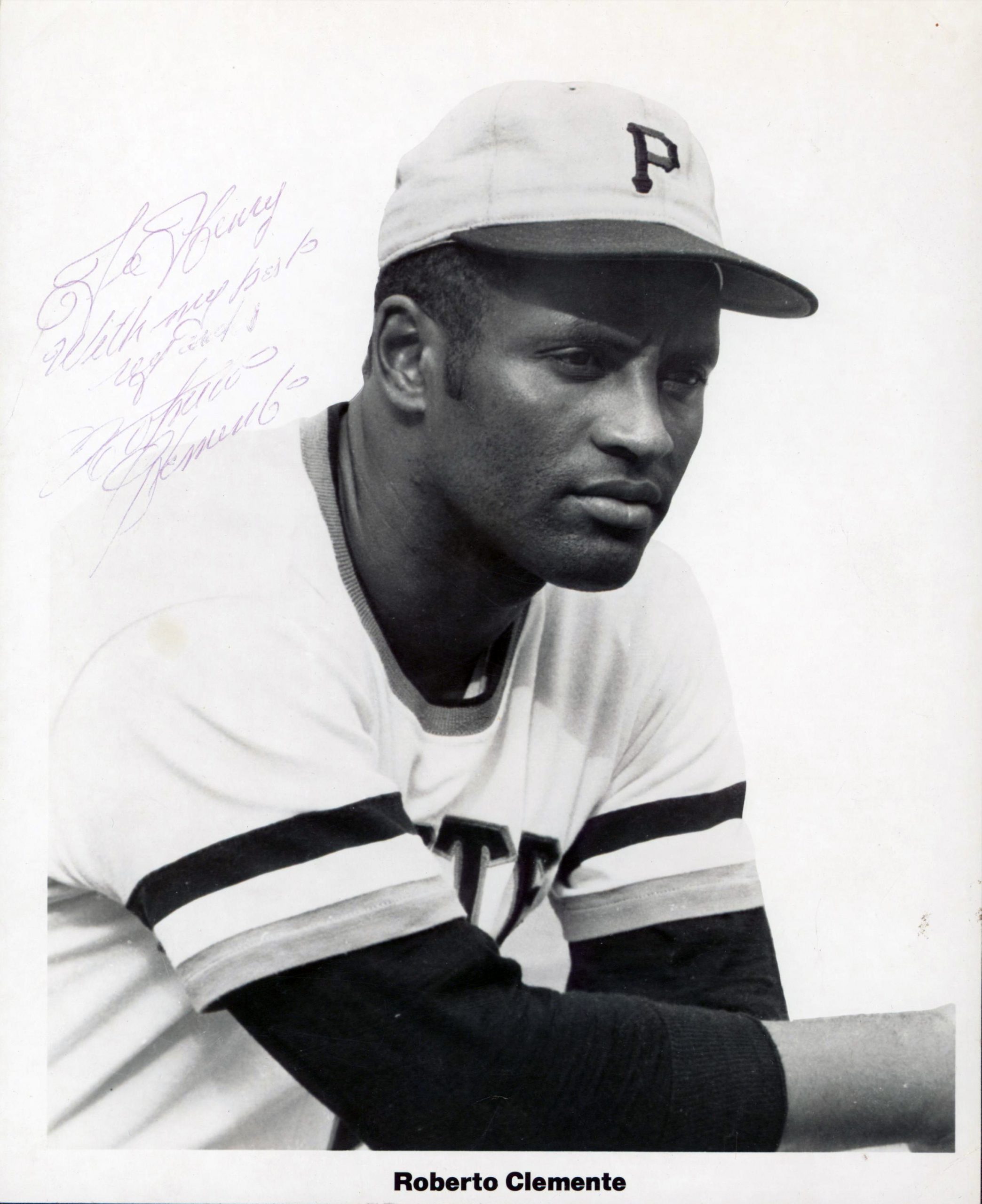 Pirates Roberto Clemente Authentic Signed 8×10 Black & White Photo JSA #Z34672 Sale Coupon