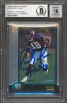 Randy Moss “HOF 18” Signed 1998 Bowman Chrome #182 RC Card Auto 10! BAS Slabbed Sale Coupon