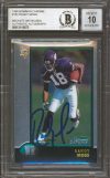 Vikings Randy Moss Signed 1998 Bowman Chrome #182 RC Card Auto 10! BAS Slabbed Sale Coupon