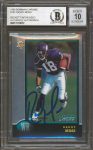 Vikings Randy Moss Signed 1998 Bowman Chrome #182 RC Card Auto 10! BAS Slabbed Sale Coupon