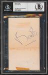 David Bowie Authentic Signed 3×5 Index Card Autographed BAS Slabbed Sale Coupon