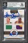 Magic Johnson & Larry Bird Signed 2010 Timeless HOF Mat #1 Card Auto 10 BAS Slab Sale Coupon