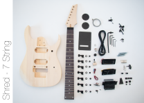 Fret Wire DIY Electric Guitar Kit – 7 string Build Your Own Guitar Sale Coupon