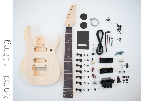 Fret Wire DIY Electric Guitar Kit – 7 string Build Your Own Guitar Sale Coupon