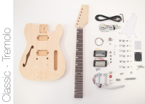 Fret Wire DIY Electric Guitar Kit TL Thinline Tremolo Style Build Your Own Guitar Kit Sale Coupon