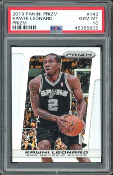 Spurs Kawhi Leonard 2013 Panini Prizm #143 Rookie Card Gem Mint 10! PSA Slabbed Sale Coupon