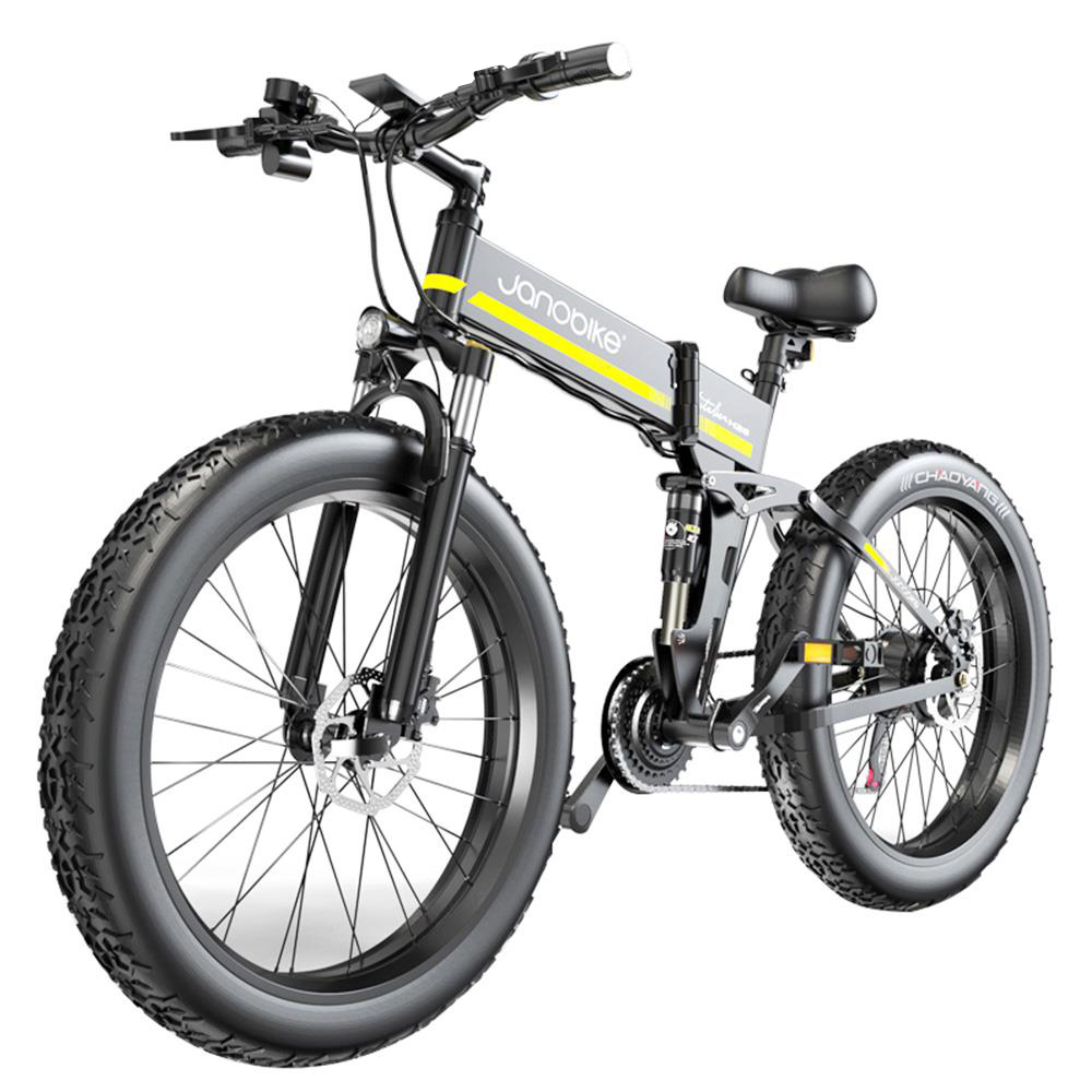 JANOBIKE H26 Electric Bicycle 48V 1000W Motor 128Ah Battery Black Sale Coupon